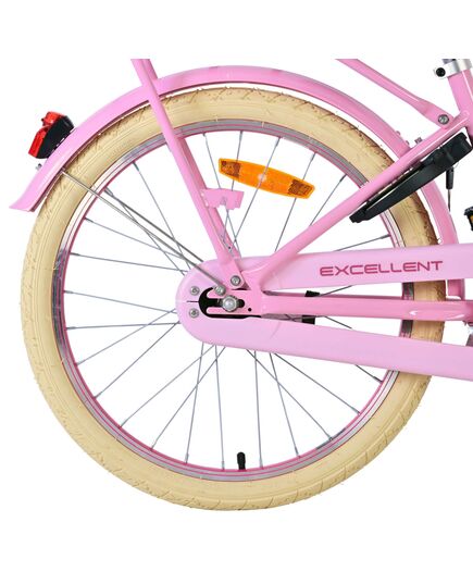 Volare Excellent Kinderfahrrad – Mädchen – 20 Zoll – Rosa – 3 Gänge
