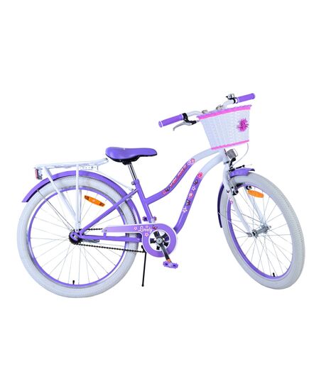 Volare Lovely Kinderfahrrad - Mädchen - 24 Zoll - Lila