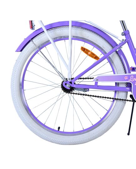 Volare Lovely Kinderfahrrad - Mädchen - 24 Zoll - Lila