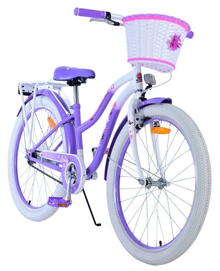 Volare Lovely Kinderfahrrad - Mädchen - 24 Zoll - Lila