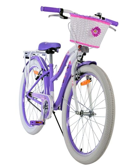 Volare Lovely Kinderfahrrad - Mädchen - 24 Zoll - Lila - Zwei Handbremsen