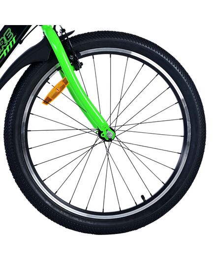 Volare Sportivo Kinderfahrrad – Jungen – 24 Zoll – 7 Gänge – Schwarz Grün