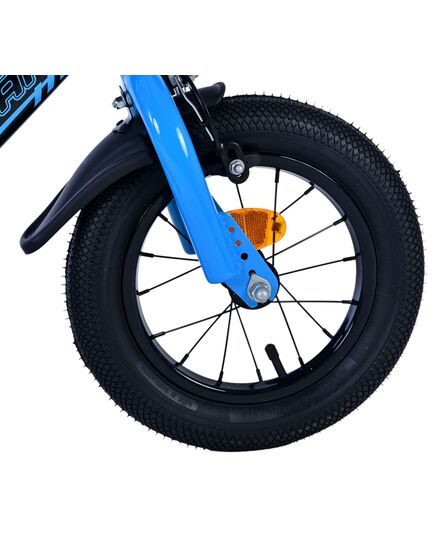 Volare Sportivo Kinderfahrrad – Jungen – 12 Zoll – Blau Schwarz – Zwei Handbremsen