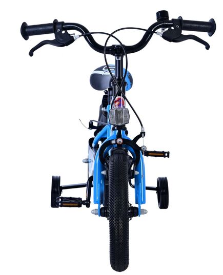 Volare Sportivo Kinderfahrrad – Jungen – 12 Zoll – Blau Schwarz – Zwei Handbremsen