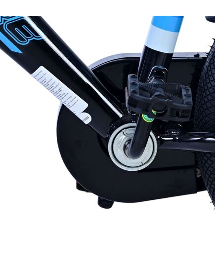 Volare Sportivo Kinderfahrrad – Jungen – 14 Zoll – Blau Schwarz – Zwei Handbremsen