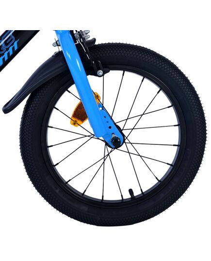 Volare Sportivo Kinderfahrrad – Jungen – 16 Zoll – Blau Schwarz