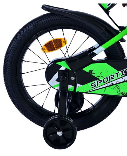 Volare Sportivo Kinderfiets - Jongens - 16 inch - Groen Zwart