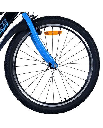 Volare Sportivo Kinderfahrrad – Jungen – 24 Zoll – 7 Gänge – Schwarz Blau