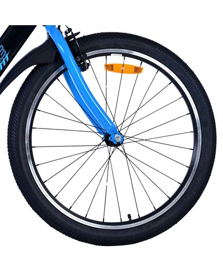 Volare Sportivo Kinderfahrrad - Jungen - 24 Zoll - Schwarz Blau