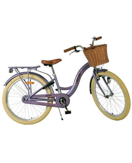 Volare Blossom Kinderfahrrad - Mädchen - 24 Zoll - Lila