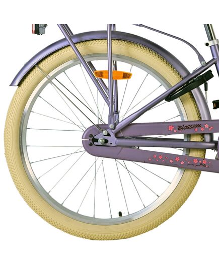Volare Blossom Kinderfahrrad - Mädchen - 24 Zoll - Lila