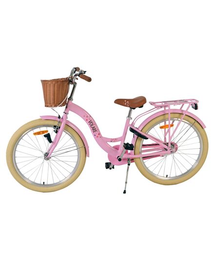 Volare Blossom Kinderfahrrad - Mädchen - 24 Zoll - Rosa