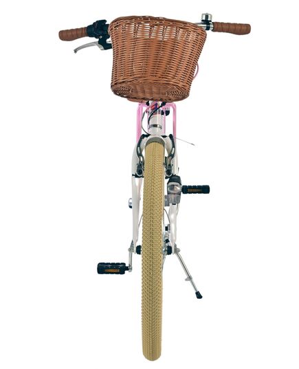 Volare Blossom Kinderfahrrad - Mädchen - 24 Zoll - Weiß - 3 Gänge