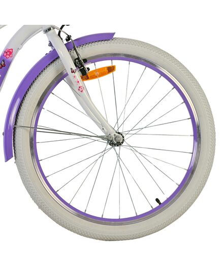 Volare Lovely Kinderfahrrad - Mädchen - 24 Zoll - Lila - 7 Gänge