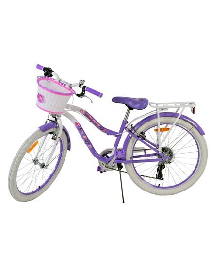 Volare Lovely Kinderfahrrad - Mädchen - 24 Zoll - Lila - 7 Gänge