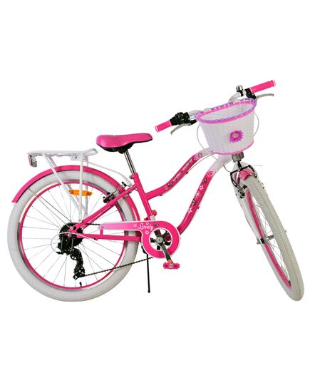 Volare Lovely Kinderfahrrad - Mädchen - 24 Zoll - Rosa - 7 Gänge