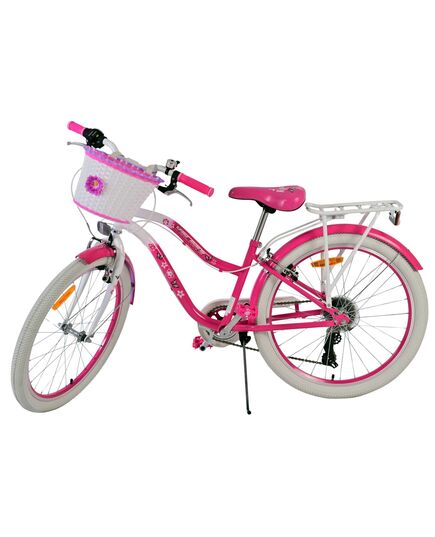 Volare Lovely Kinderfahrrad - Mädchen - 24 Zoll - Rosa - 7 Gänge