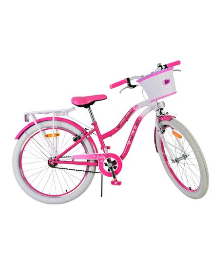 Volare Lovely Kinderfahrrad - Mädchen - 24 Zoll - Pink- Zwei Handbremsen