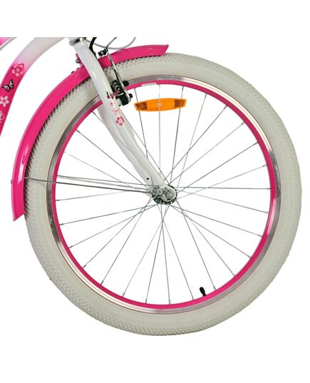 Volare Lovely Kinderfahrrad - Mädchen - 24 Zoll - Pink- Zwei Handbremsen