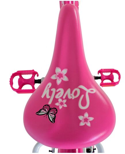 Volare Lovely Kinderfahrrad - Mädchen - 24 Zoll - Pink- Zwei Handbremsen