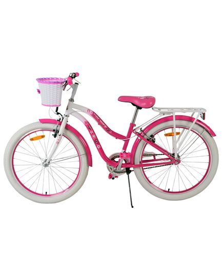 Volare Lovely Kinderfahrrad - Mädchen - 24 Zoll - Pink- Zwei Handbremsen
