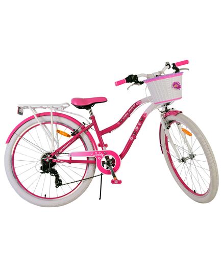 Volare Lovely Kinderfahrrad - Mädchen - 26 Zoll - Rosa - 7 Gang