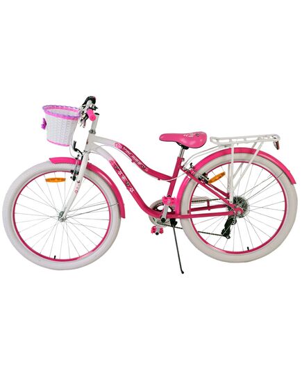 Volare Lovely Kinderfahrrad - Mädchen - 26 Zoll - Rosa - 7 Gang