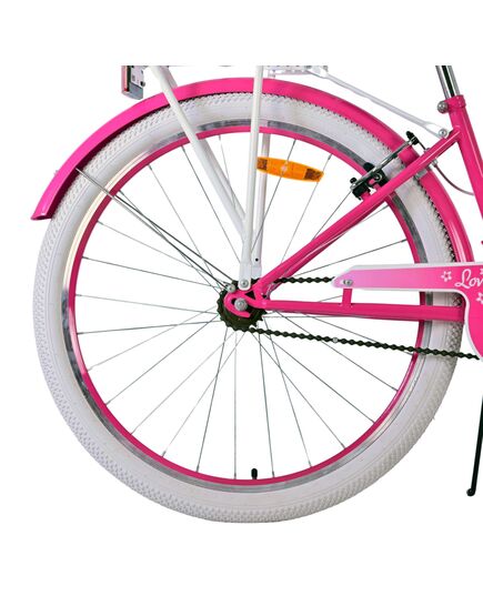 Volare Lovely Kinderfahrrad - Mädchen - 26 Zoll - Rosa - Zweihandbremsen