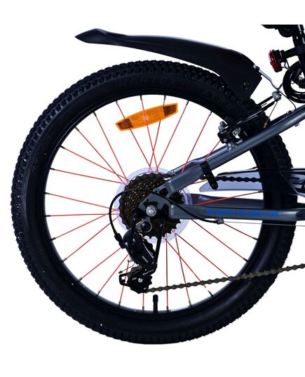 Volare Rocky Kinderfahrrad - 20 Zoll - 7 Gänge - Blau