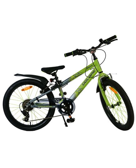 Volare Rocky Kinderfahrrad - 20 Zoll - 7 Gänge - Grün/Grau