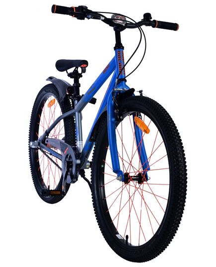 Volare Rocky Children's Bicycle - 24 inch - Blue - Shimano Nexus 3 gears