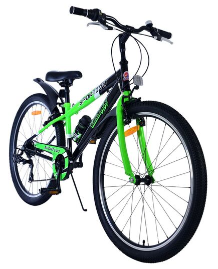 Volare Sportivo Kinderfahrrad – Jungen – 26 Zoll – Grün – 7 Gänge