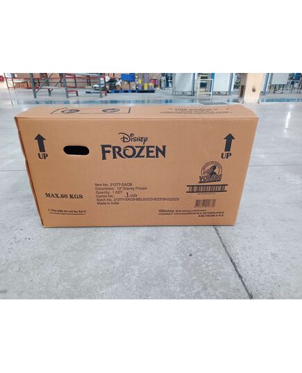 Disney Frozen 2 Kinderfahrrad - Mädchen - 12 Zoll - Blau/Lila