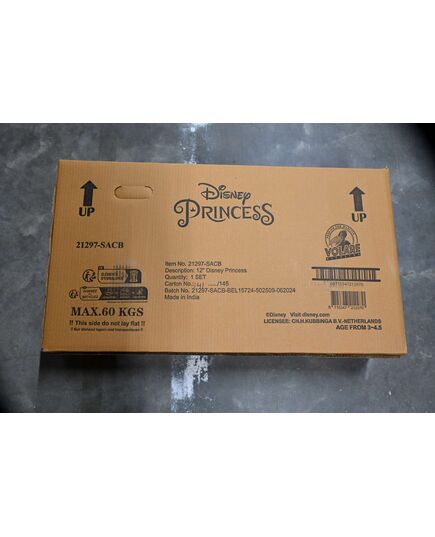Disney Princess Kinderfahrrad - Mädchen - 12 Zoll - Rosa