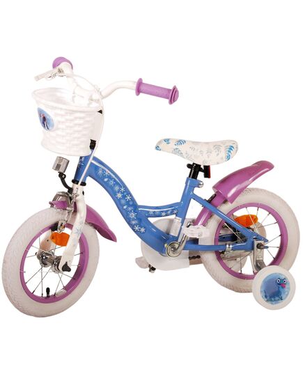 Disney Frozen 2 Kinderfahrrad - Mädchen - 30 cm - Blau / Lila