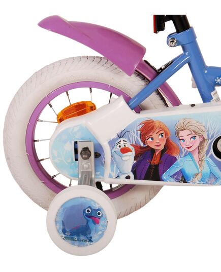 Disney Frozen 2 Kinderfahrrad - Mädchen - 30 cm - Blau / Lila