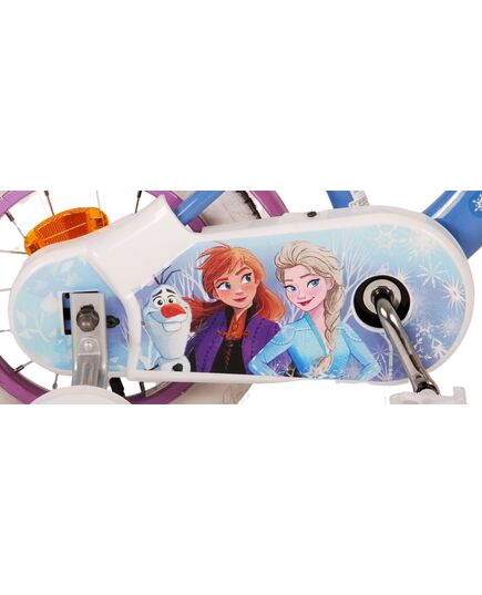 Disney Frozen 2 Kinderfahrrad - Mädchen - 30 cm - Blau / Lila