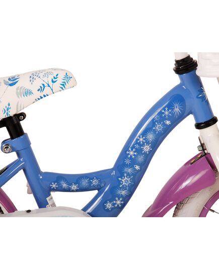 Disney Frozen 2 Kinderfahrrad - Mädchen - 30 cm - Blau / Lila