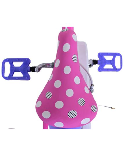 Disney Minnie Kinderfahrrad - Mädchen - 14 Zoll - Rosa - Zwei Handbremsen