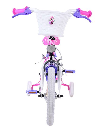 Disney Minnie Kinderfahrrad - Mädchen - 14 Zoll - Rosa - Zwei Handbremsen