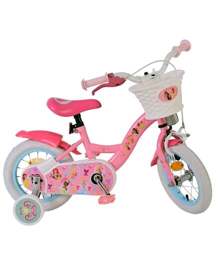 Disney Princess Kinderfahrrad - Mädchen - 12 Zoll - Rosa