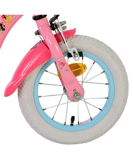 Disney Princess Kinderfahrrad - Mädchen - 12 Zoll - Rosa