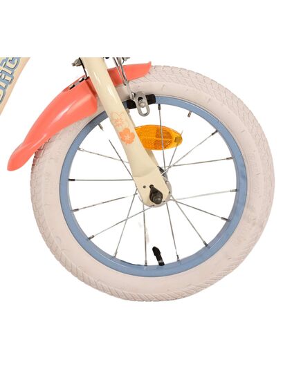 Disney Stitch Kinderfahrrad - Mädchen - 14 Zoll - Creme Koralle Blau [CLONE]