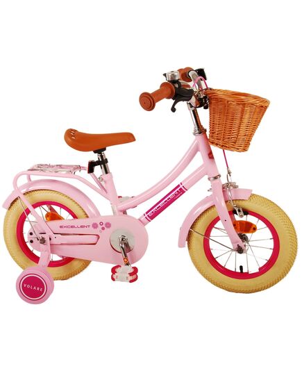 Volare Excellent Kinderfahrrad - Mädchen - 12 Zoll - Rosa [CLONE]