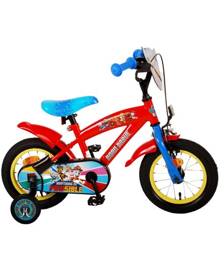 Paw Patrol Kinderfahrrad - Jungen - 12 Zoll - Rot / Blau [CLONE]