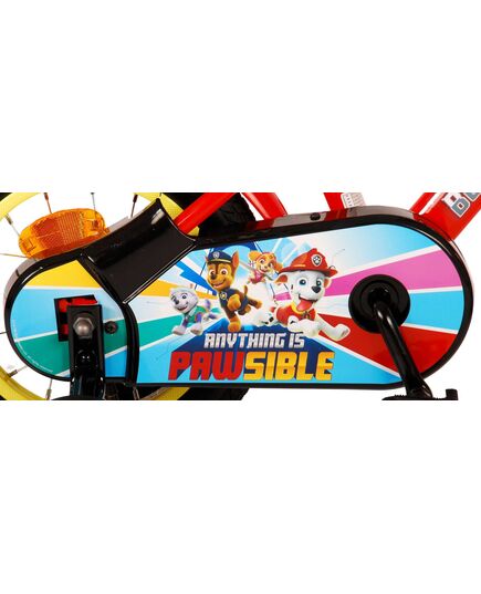 Paw Patrol Kinderfahrrad - Jungen - 12 Zoll - Rot / Blau [CLONE]