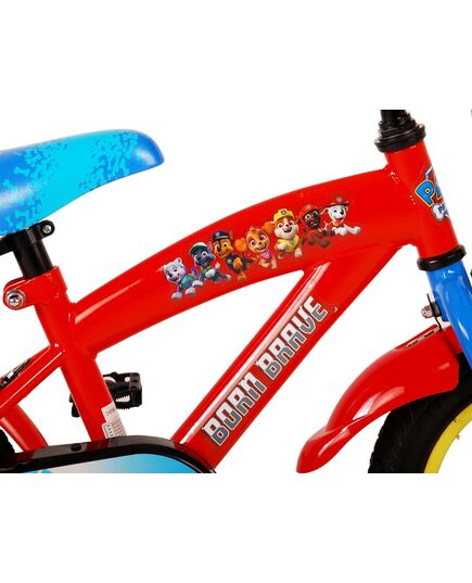 Paw Patrol Kinderfahrrad - Jungen - 12 Zoll - Rot / Blau [CLONE]