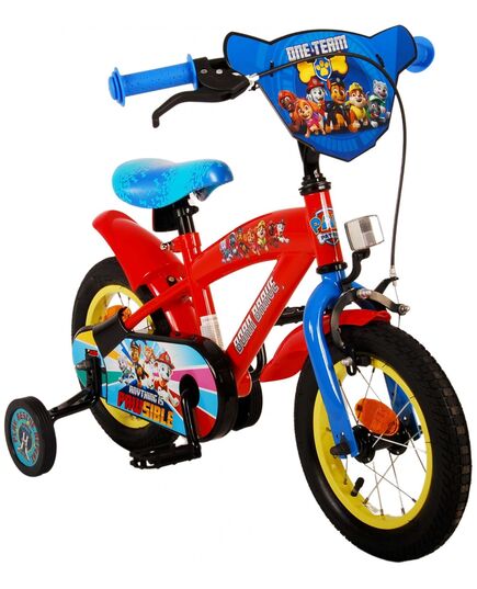 Paw Patrol Kinderfahrrad - Jungen - 12 Zoll - Rot / Blau [CLONE]