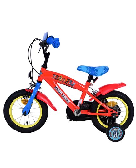 Paw Patrol Kinderfahrrad - Jungen - 14 Zoll - Blau - Zwei handbremsen