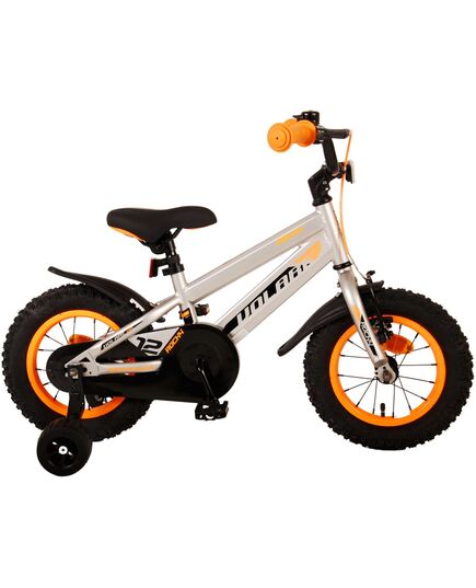 Volare Rocky Children's Bicycle - Boys - 12 inch - Grey